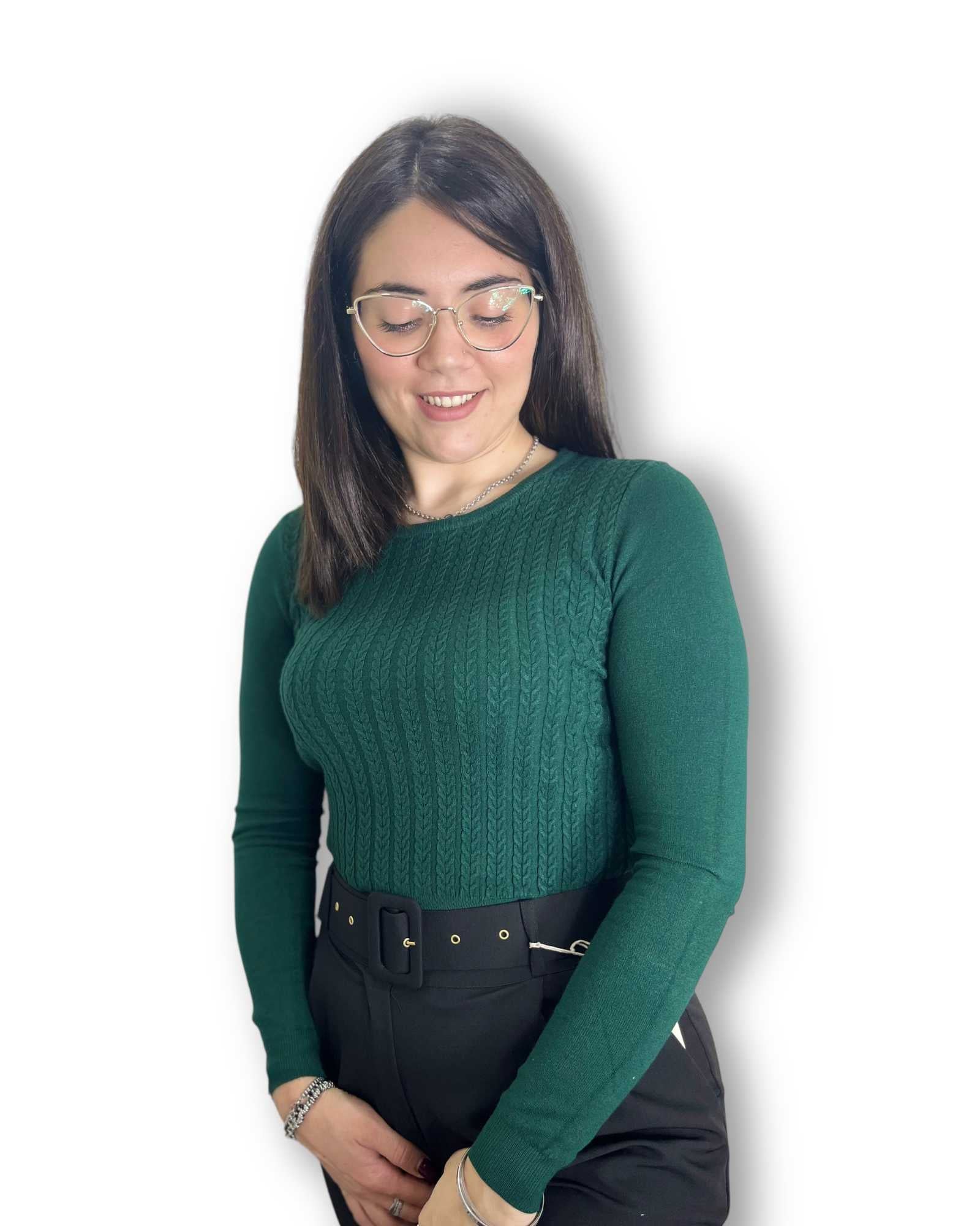 Maglioncino trecce Mondello Store