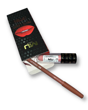 Matita labbra e tinta rossetto matte kit Mu