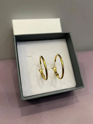 Orecchini a cerchio gold Mondello Store