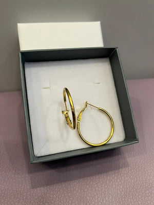 Orecchini a cerchio gold Mondello Store