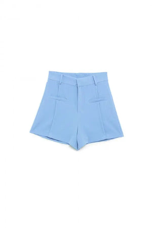 Pantaloncino vita alta Lumina azzurro Lumina