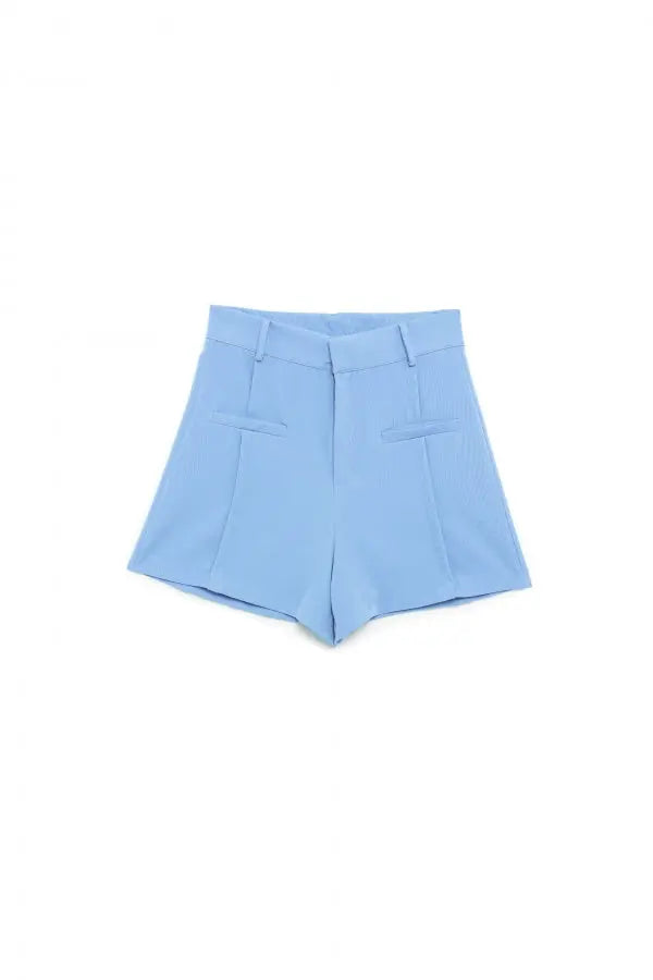 Pantaloncino vita alta Lumina azzurro Lumina