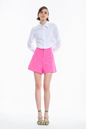 Pantaloncino vita alta Lumina fucsia Lumina