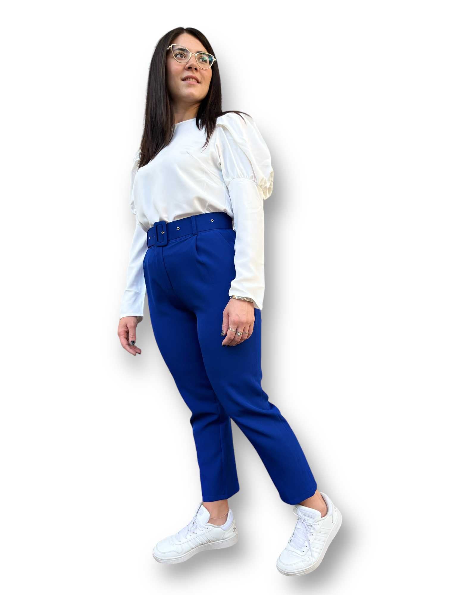 Pantalone con cintura vita alta Mondello Store