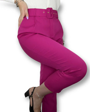 Pantalone con cintura vita alta Mondello Store