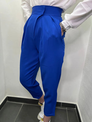 Pantalone donna alla turca con risvolto mondello store