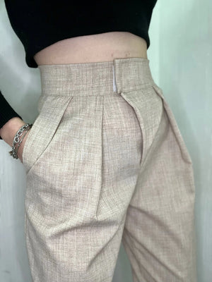 Pantalone donna alla turca con risvolto mondello store