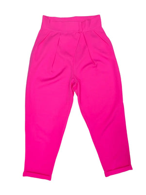 Pantalone donna alla turca con risvolto mondello store