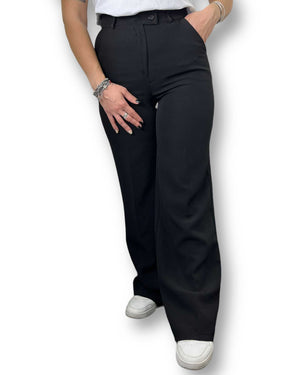 Pantalone fondo ampio verde petrolio Mondello Store