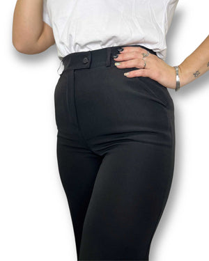 Pantalone fondo ampio verde petrolio Mondello Store