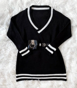 Pullover V 3 colori mondello store