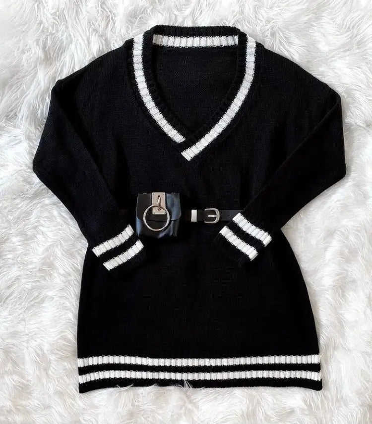 Pullover V 3 colori mondello store