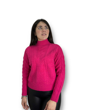 Pullover in maglia a trecce Mondello Store