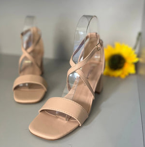 Sandalo Kate in ecopelle beige mondello store