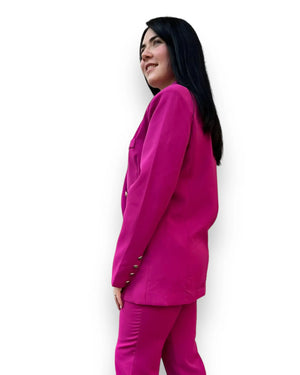 Tailleur doppiopetto con bottoni oro mondello store