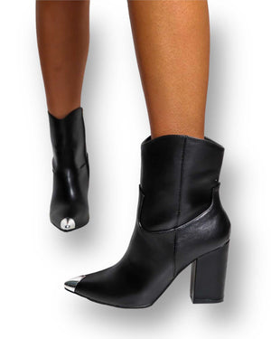 Tronchetto con punta silver mondello store