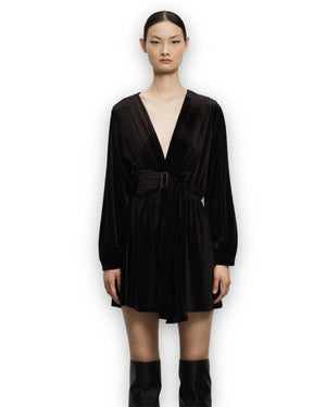 Vestito Lumina a tuta corto con scollo Lumina