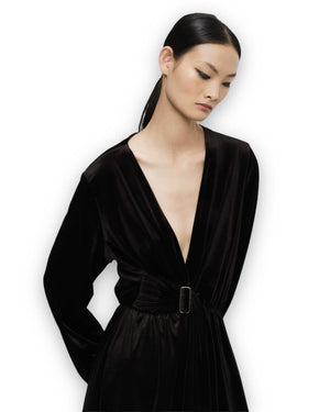 Vestito Lumina a tuta corto con scollo Lumina