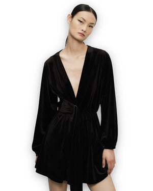 Vestito Lumina a tuta corto con scollo Lumina