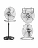 Ventilatore a Piantana 3 in 1 Pale 40 cm 3 Velocità - Mondello Store