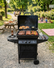 Barbecue a Gas professionale con termometro 2Bruciatori con pietra lavica + Fornello Laterale