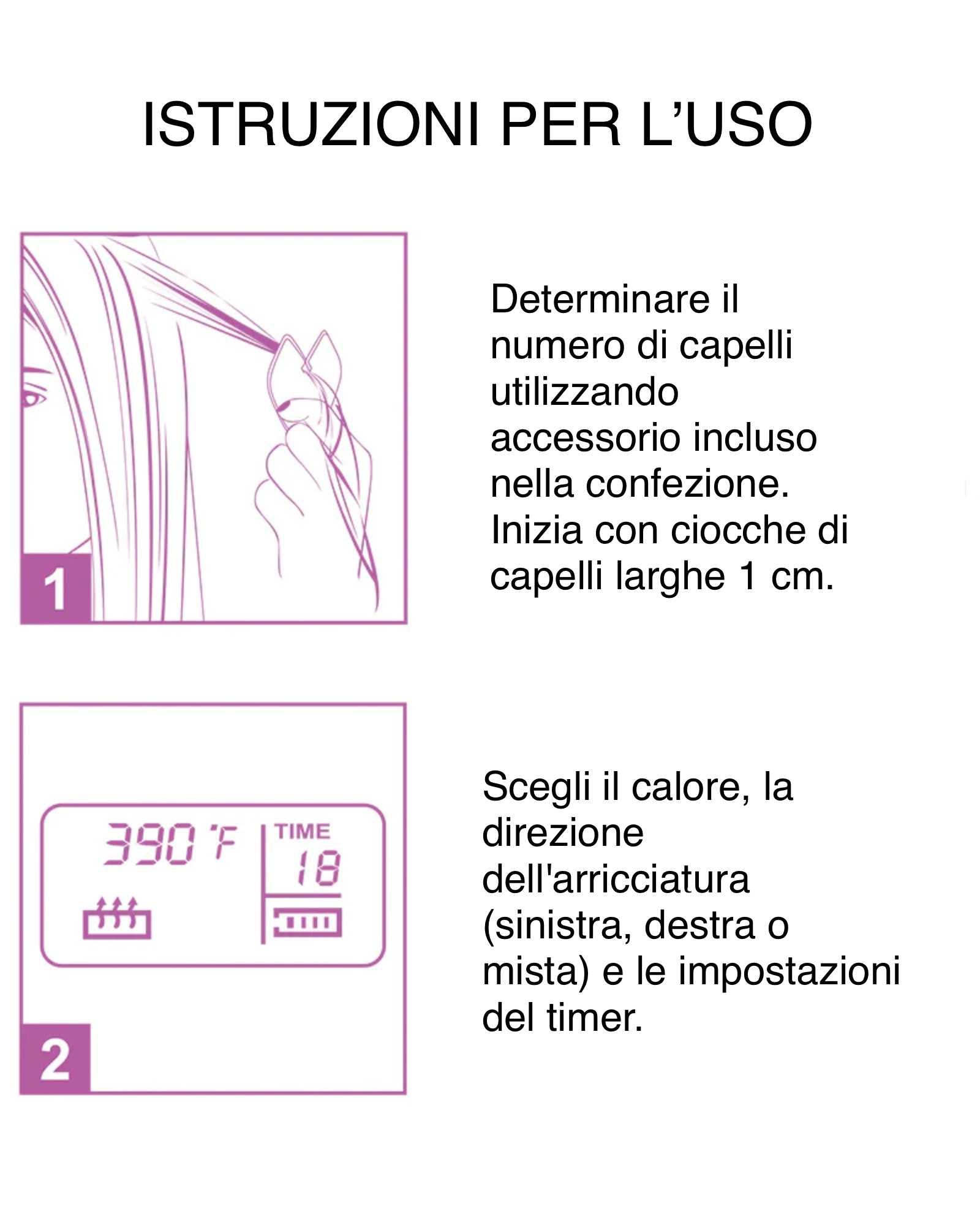 Arricciacapelli automatico rotante professionale -  Iside Store