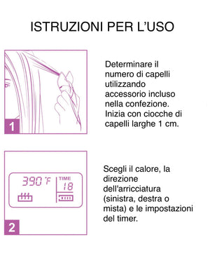 Arricciacapelli automatico rotante professionale -  Iside Store