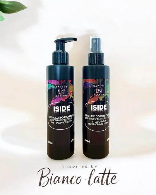 Bianco Latte profumo corpo e capelli Iside Raptus Raptus