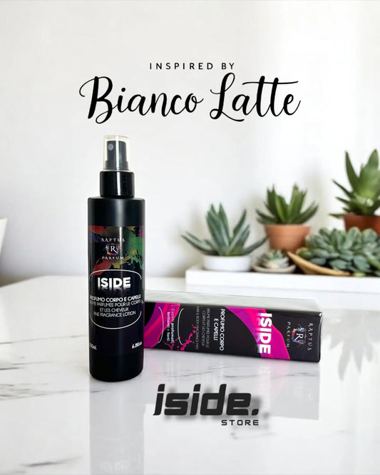 Bianco Latte profumo corpo e capelli Iside Raptus Mondello Store