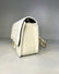 Borsa bianca con tracolla oro mondello store