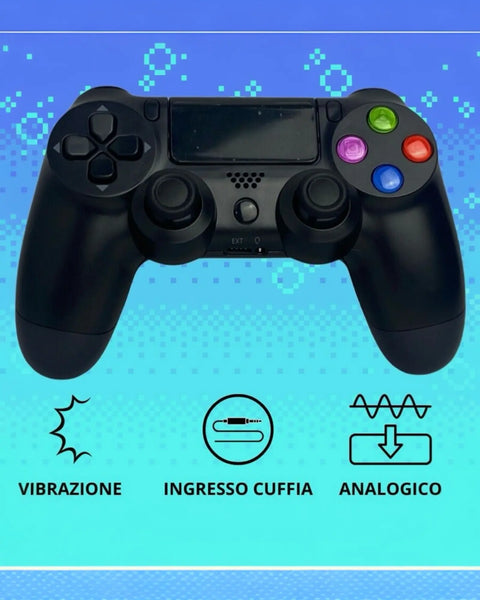 Controller PlayStation 4 joystick wireless gamepad compatibile Dual shock -  Iside Store