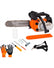 Coppia Motosega a scoppio 25cc lama 25cm per potatura + Motosega 52cc lama 50 cm Mondello Store