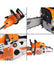 Coppia Motosega a scoppio 25cc lama 25cm per potatura + Motosega 52cc lama 50 cm Mondello Store