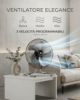 Ventilatore a Piantana 3 in 1 Pale 40 cm 3 Velocità - Mondello Store