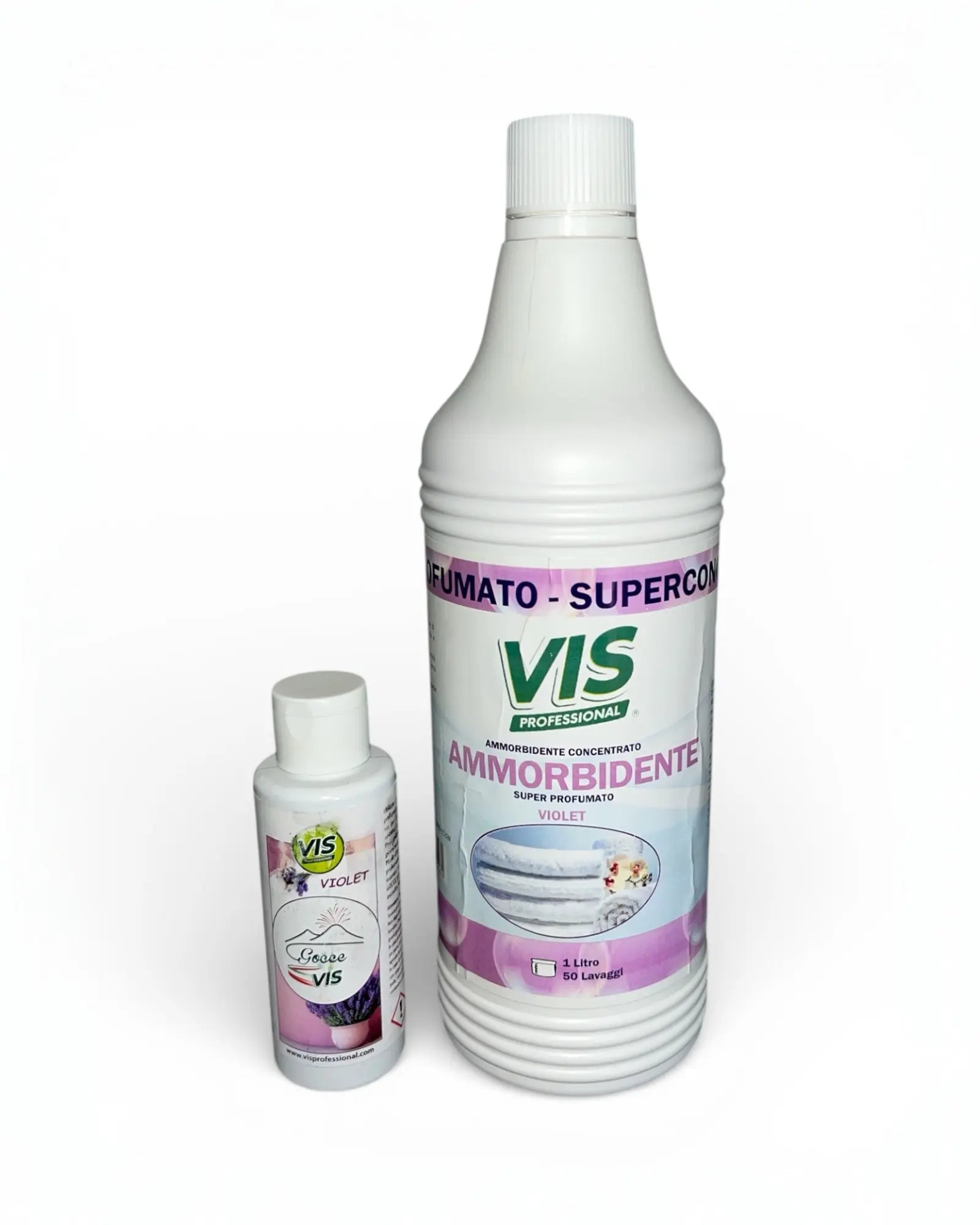 Duo Vis Professional: Ammorbidente super concentrato 1L e Gocce profuma bucato 100ml Mondello Store