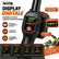 Abbacchiatore Olive Scuotiolive a Batteria Elettrico 2 in 1 3 Metri 12V 220W