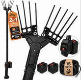 Abbacchiatore Olive Scuotiolive a Batteria Elettrico 2 in 1 3 Metri 12V 220W
