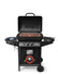 Barbecue a Gas professionale con termometro 2Bruciatori con pietra lavica + Fornello Laterale