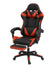 Sedia da Gaming Ergonomica Professionale con Poggiapiedi Estraibile