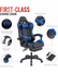 Sedia da Gaming Ergonomica Professionale con Poggiapiedi Estraibile