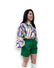 Pantaloncino verde donna mondello store