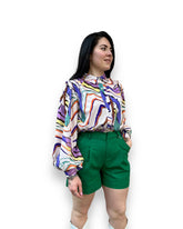 Pantaloncino verde donna mondello store