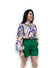 Pantaloncino verde donna mondello store