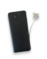 Power bank caricatore portatile 20000mah 3 ingressi cavo Mondello Store