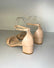 Sandali beige con tacco medio Stephan Paris