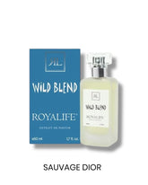 Sauvage Dior estratto profumo Wild Blend Royalife Mondello Store