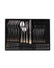 Set posate e accessori acciaio inox 12 persone con valigia Amc