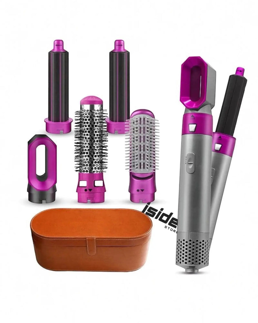 Spazzola asciugacapelli 5 in 1 professionale con baule 