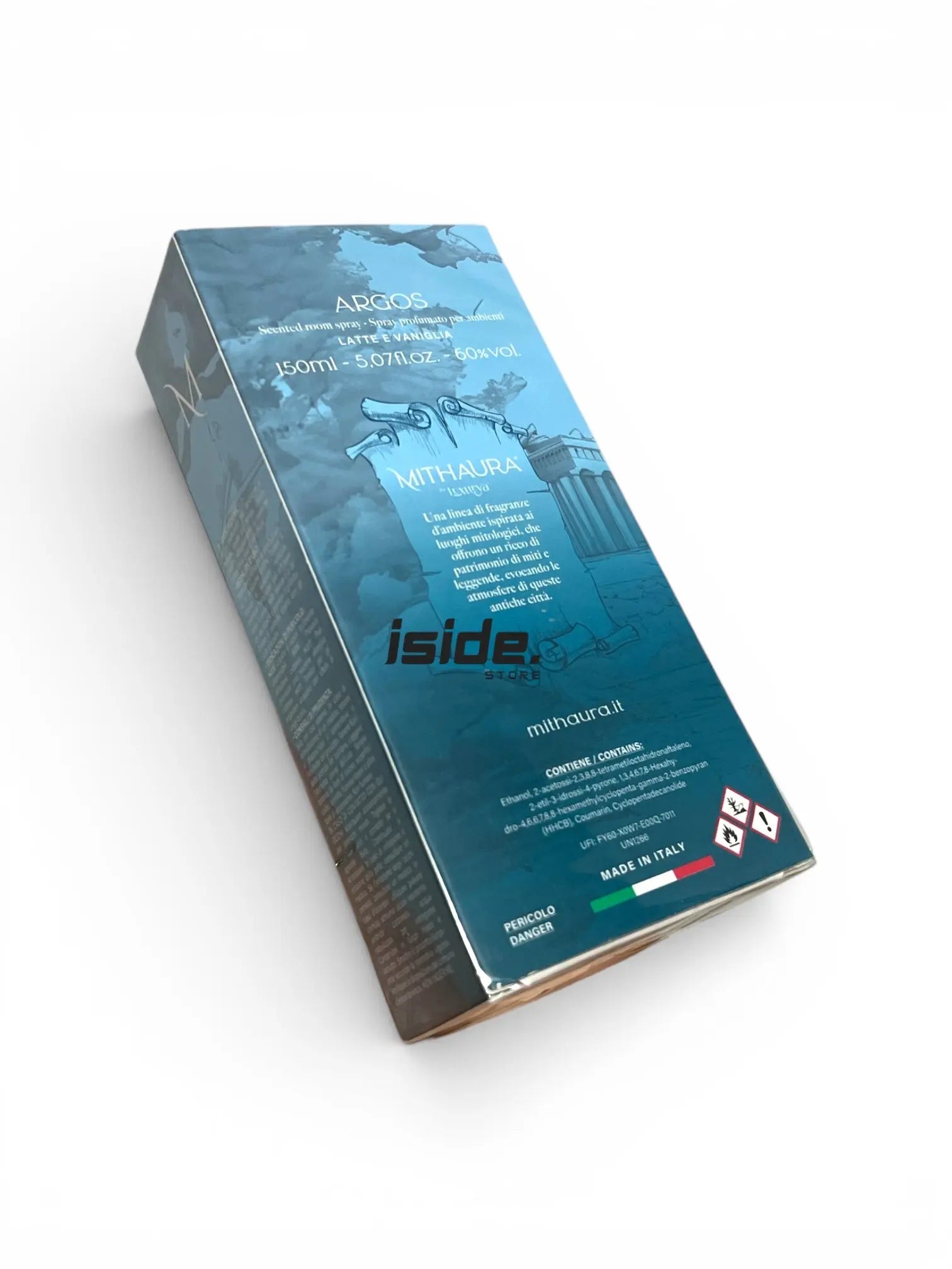 Spray tessuti e ambiente Argos latte e vaniglia Mondello Store