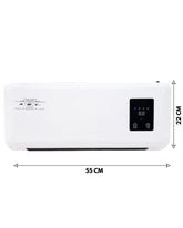 Stufa Elettrica da Parete Basso Consumo Caldo/Freddo Termoconvettore Max 2000W Mondello Store